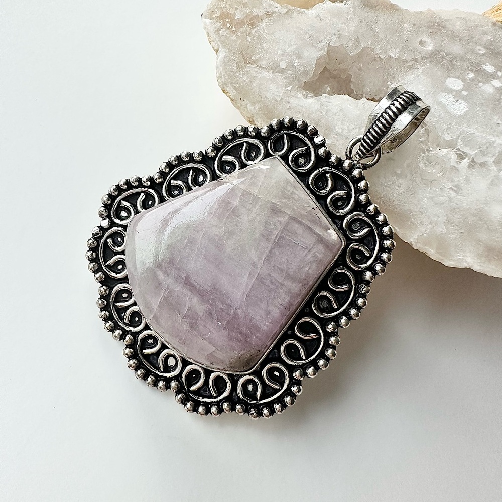Pink Kunzite pendant